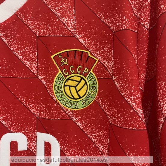 Nuevo 1ª Camiseta Unión Soviética Retro 1988 1989 Rojo Baratas